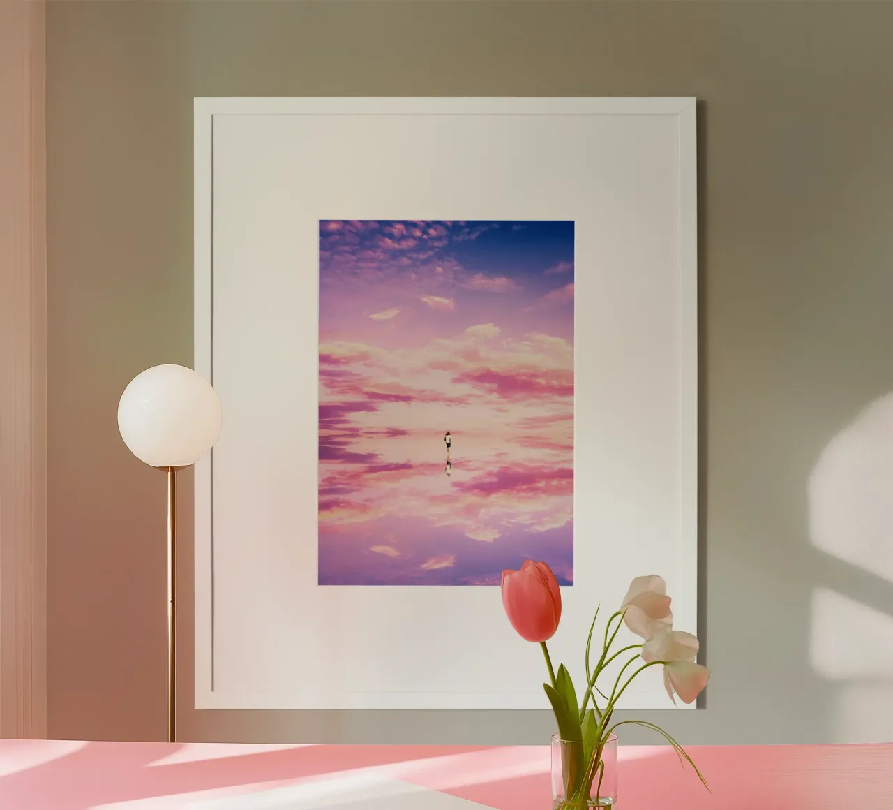 Rilassato poster con telaio in legno da arizrab