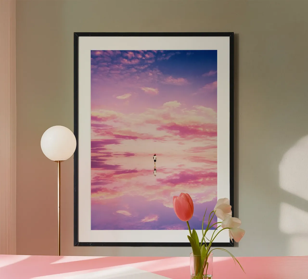 Rilassato poster con telaio in legno da arizrab