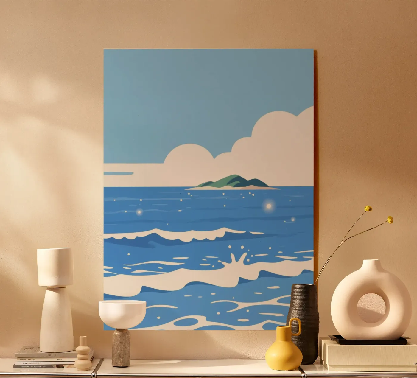 Blauwe Oceaan acryl van knowledge