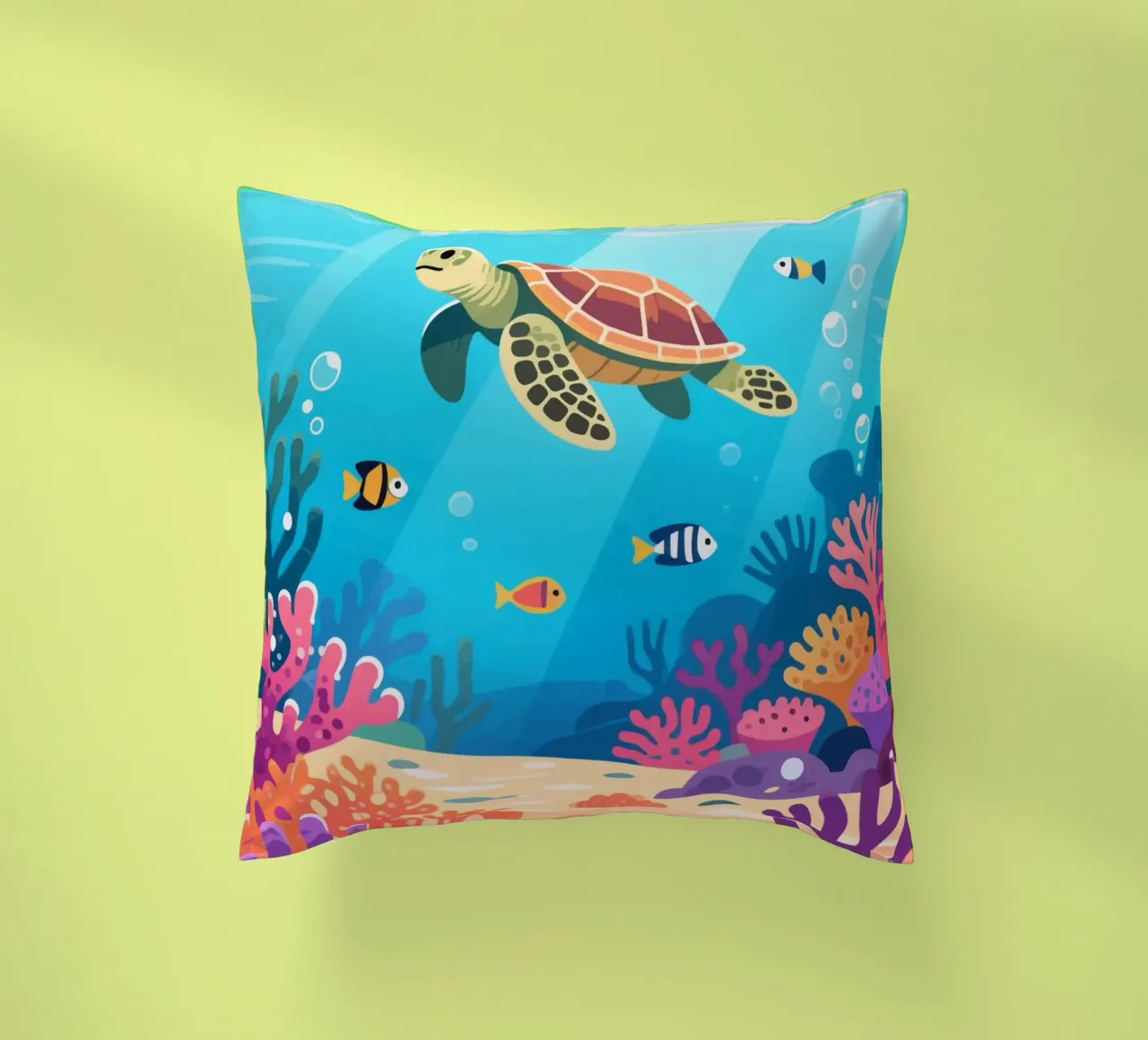 Tartaruga sott'acqua cuscino da knowledge