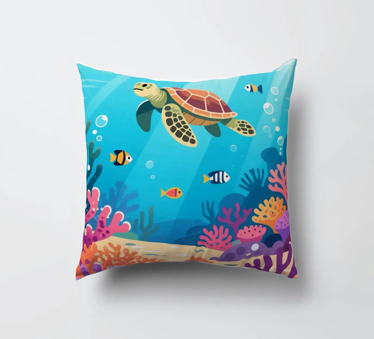 Tartaruga sott'acqua cuscino da knowledge