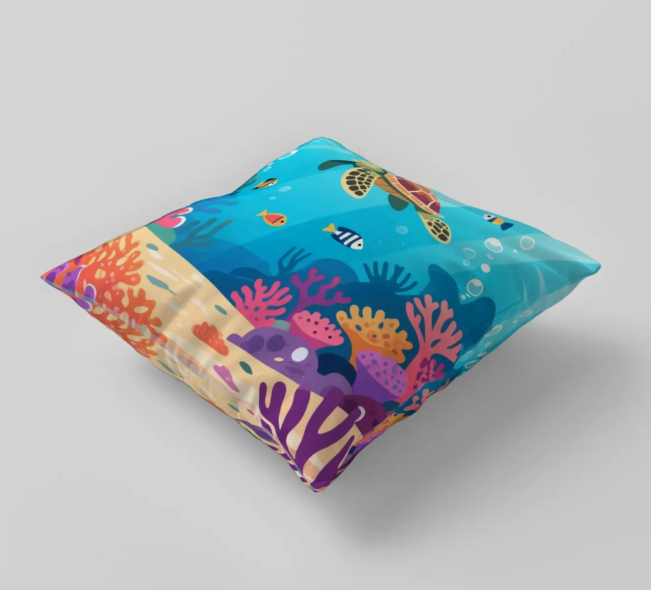 Tartaruga sott'acqua cuscino da knowledge