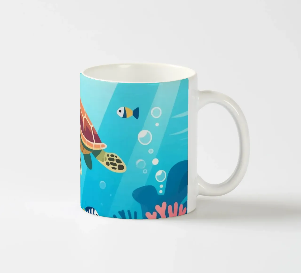 Tartaruga sott'acqua tazza in ceramica da knowledge