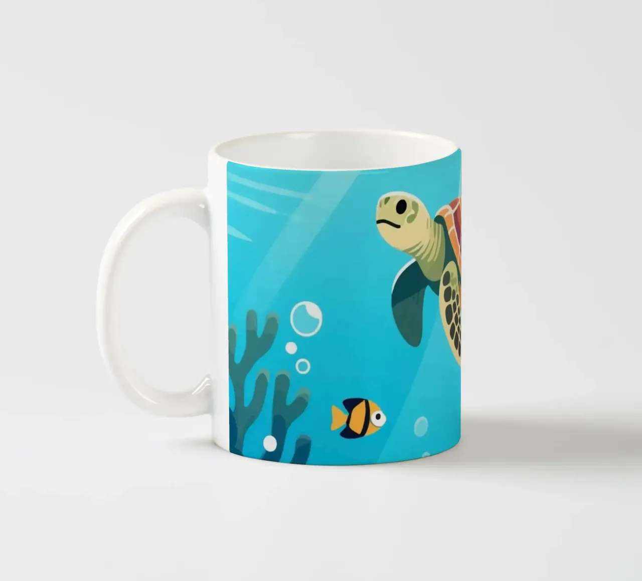 Tartaruga sott'acqua tazza in ceramica da knowledge