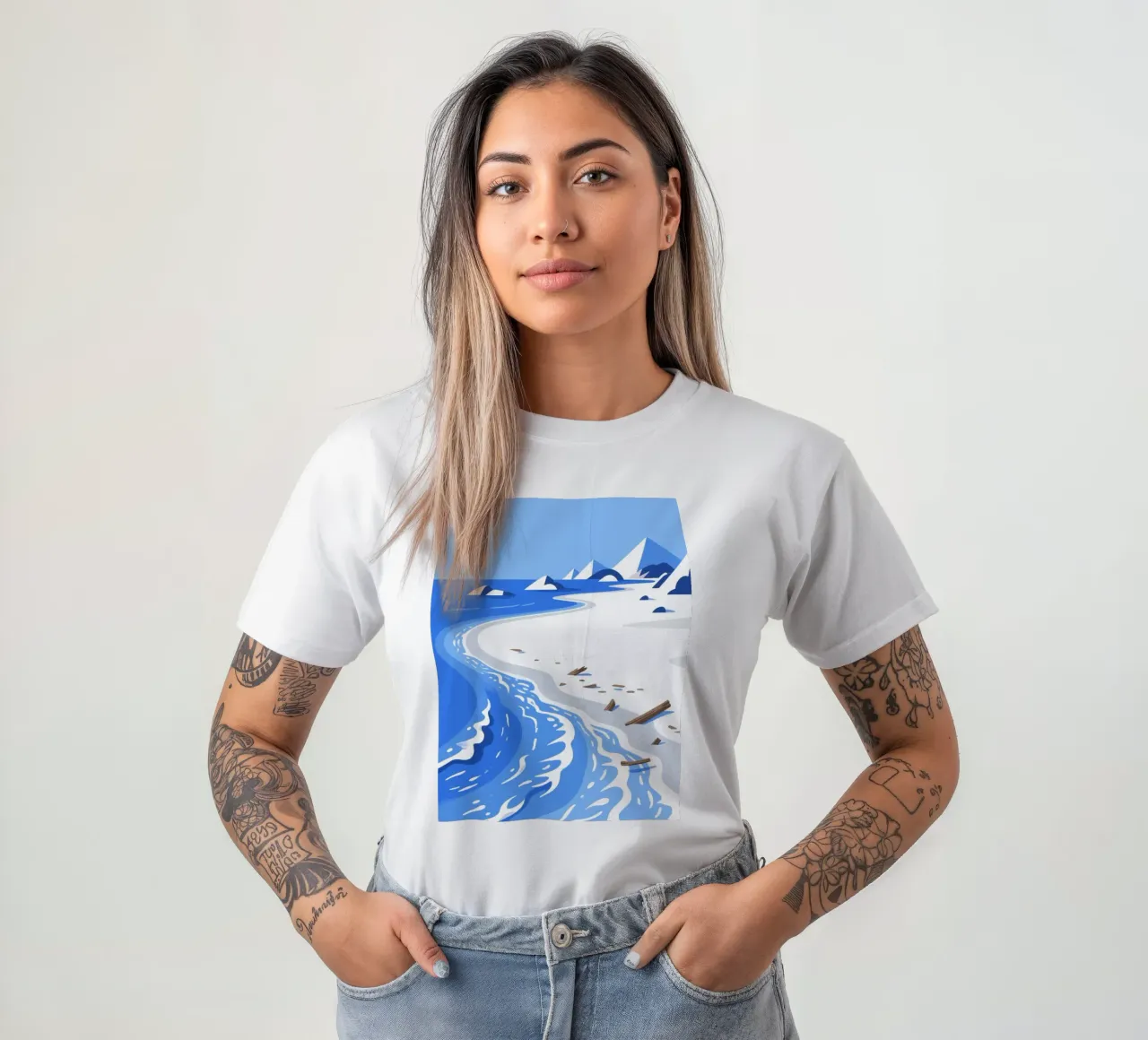 Spiaggia della Laguna t-shirt da knowledge