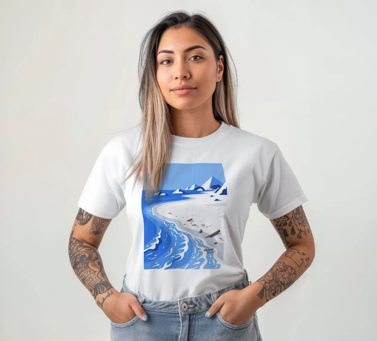 Spiaggia della Laguna t-shirt da knowledge