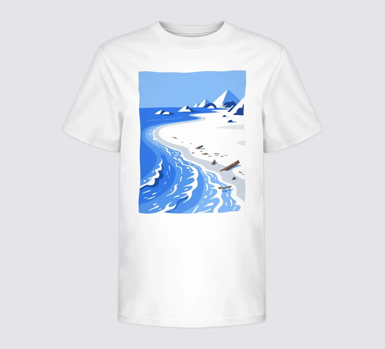 Spiaggia della Laguna t-shirt bambini da knowledge