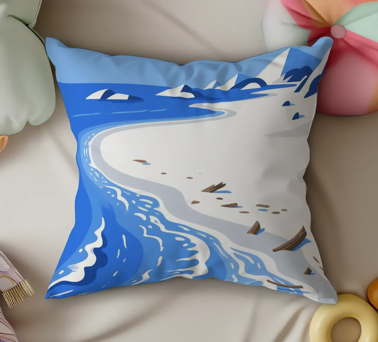 Spiaggia della Laguna cuscino da knowledge