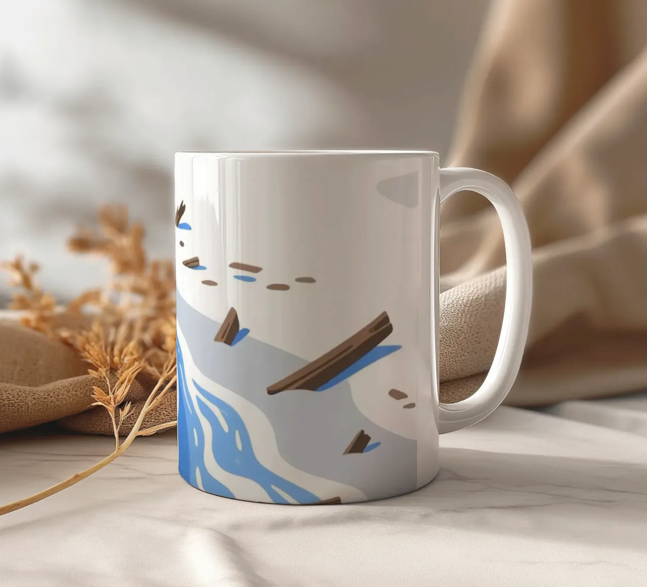 Spiaggia della Laguna tazza in ceramica da knowledge