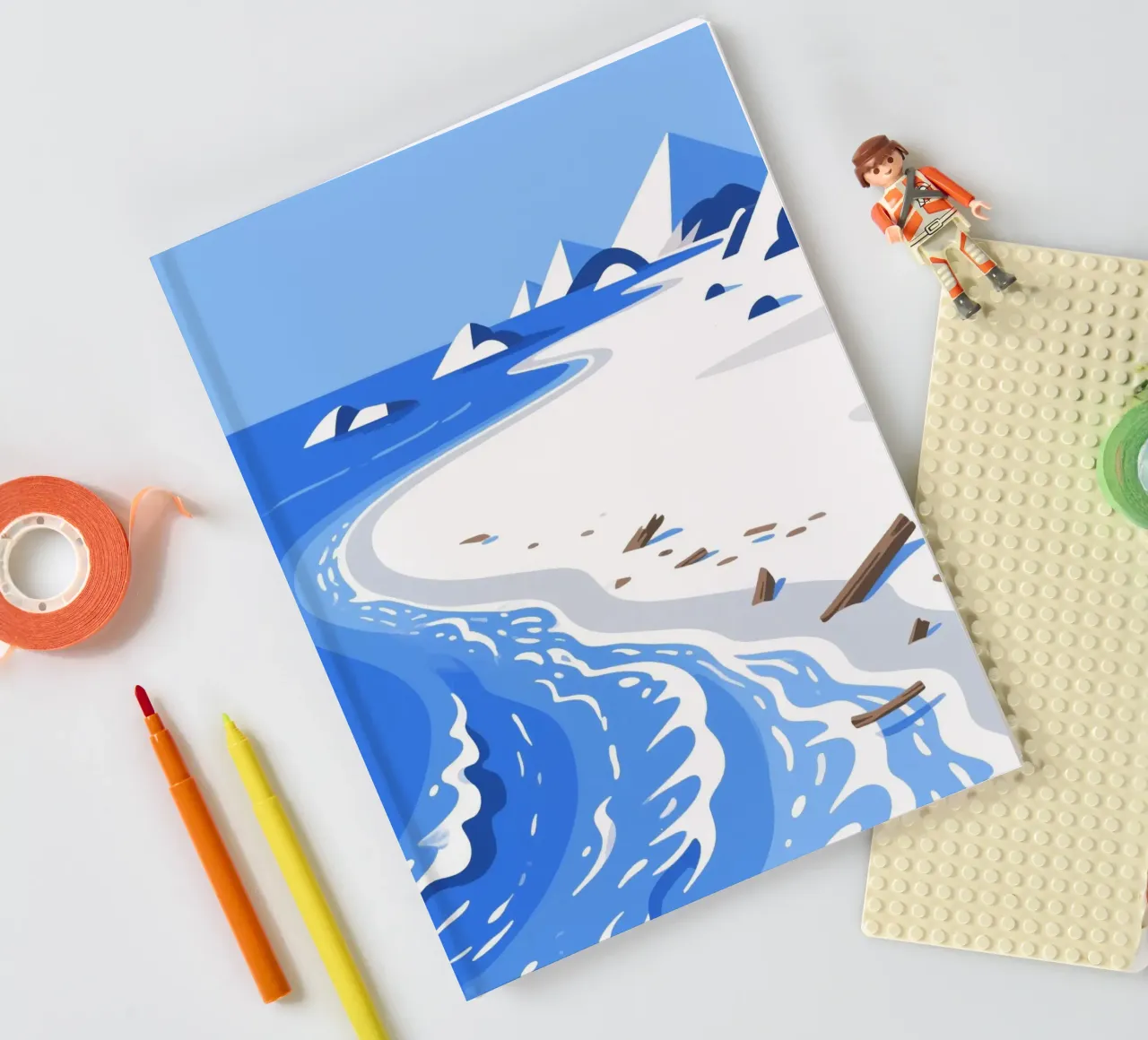 Lagoon Beach notebook by knowledge