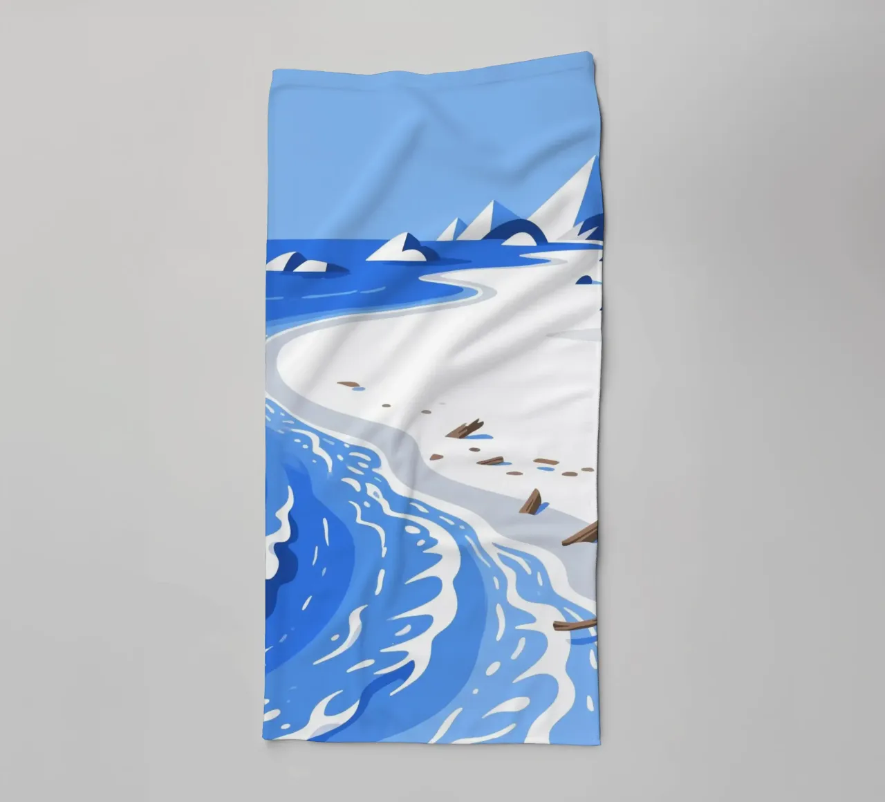 Lagune-strand badhanddoek van knowledge