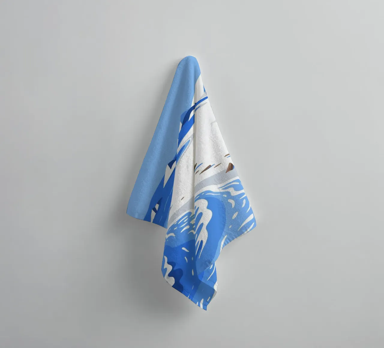 Lagune-strand badhanddoek van knowledge
