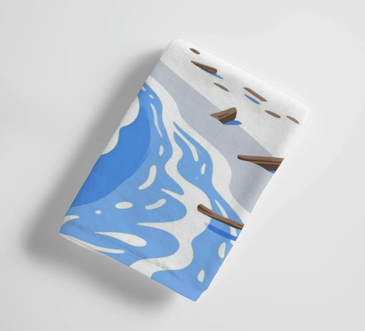 Lagune-strand badhanddoek van knowledge