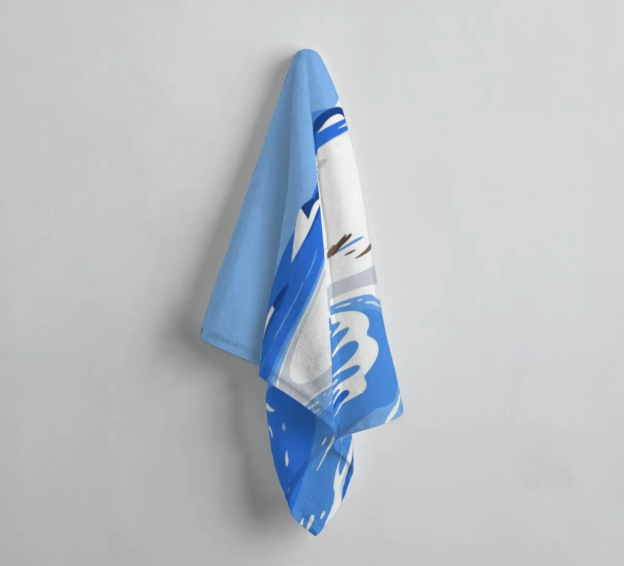 Lagune-strand badhanddoek van knowledge