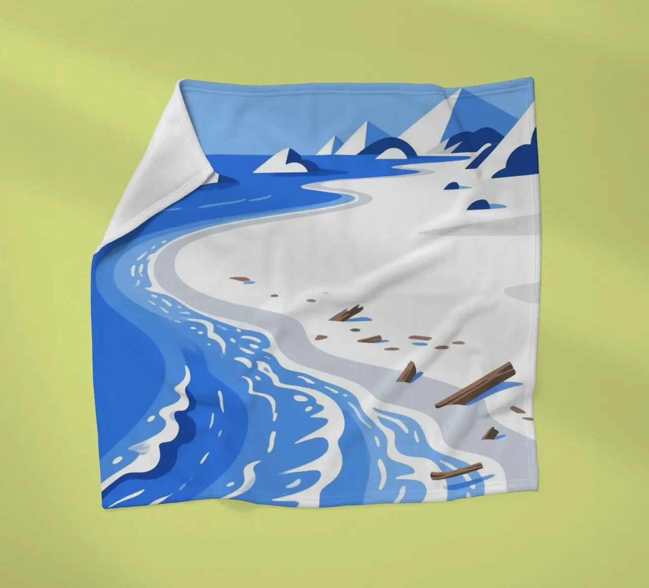 Spiaggia della Laguna coperta in pile da knowledge