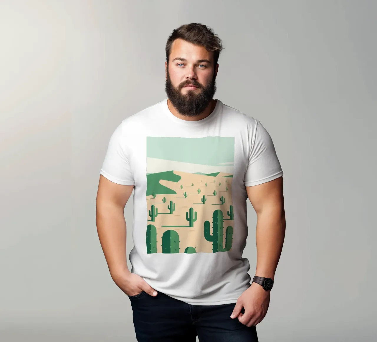 Deserto dei cactus t-shirt da knowledge