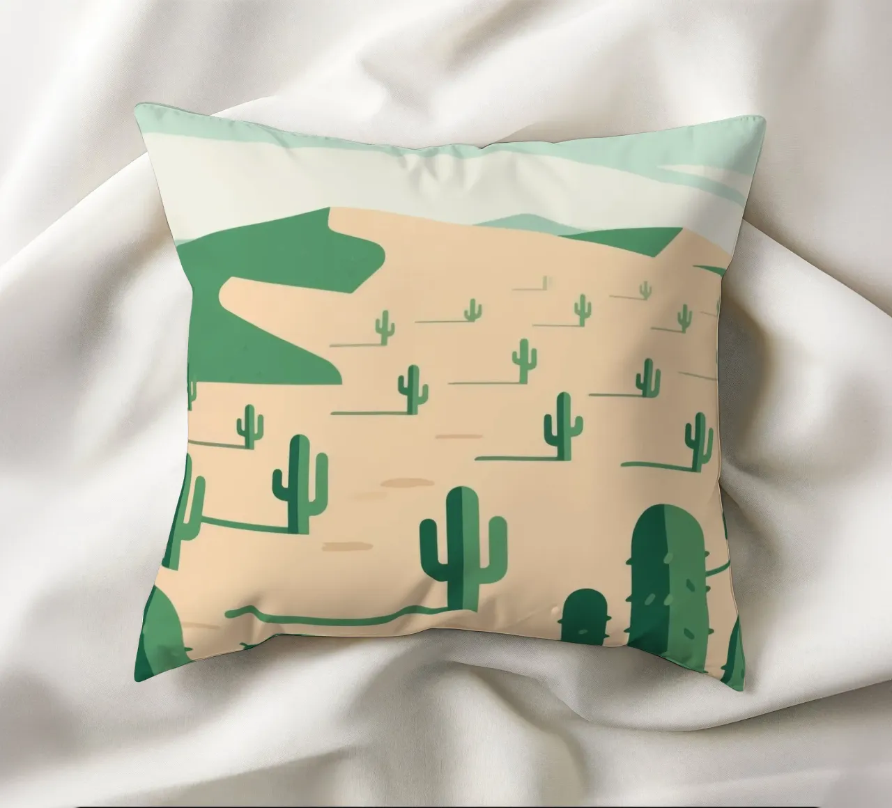 Deserto dei cactus cuscino da knowledge