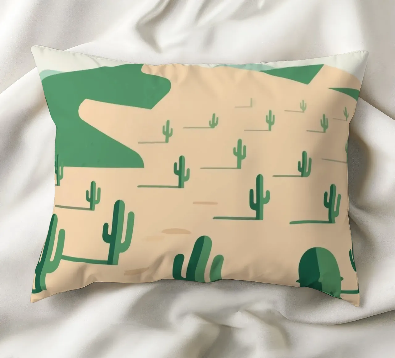 Deserto dei cactus cuscino da knowledge