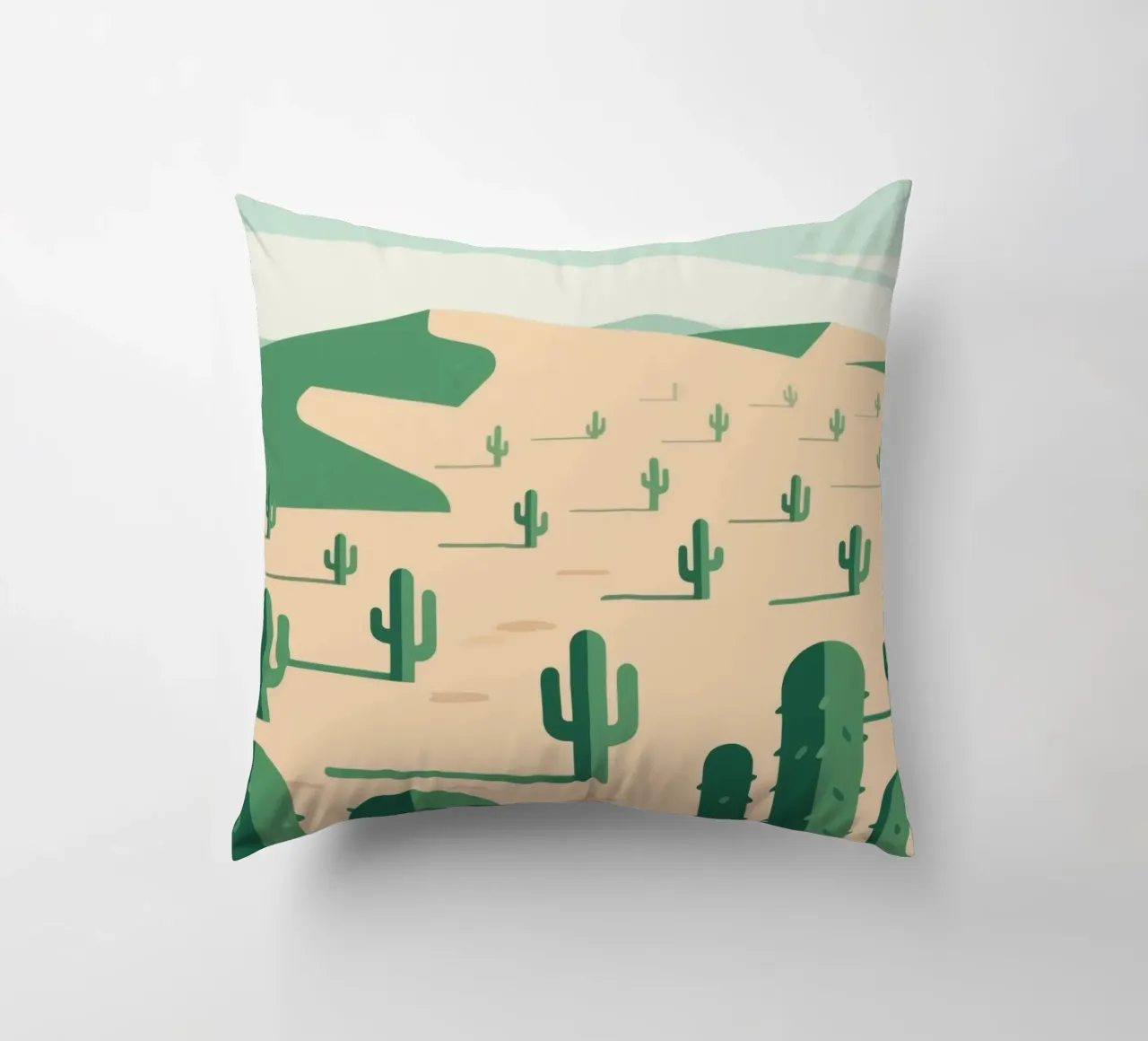 Deserto dei cactus cuscino da knowledge