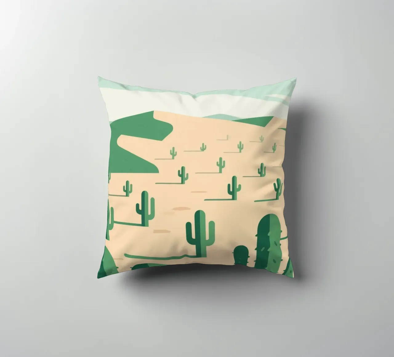 Deserto dei cactus cuscino da knowledge