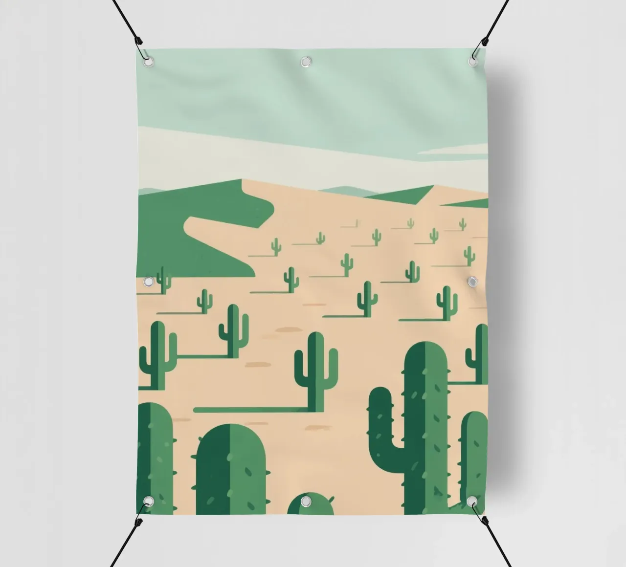 Deserto dei cactus telo in pvc da knowledge