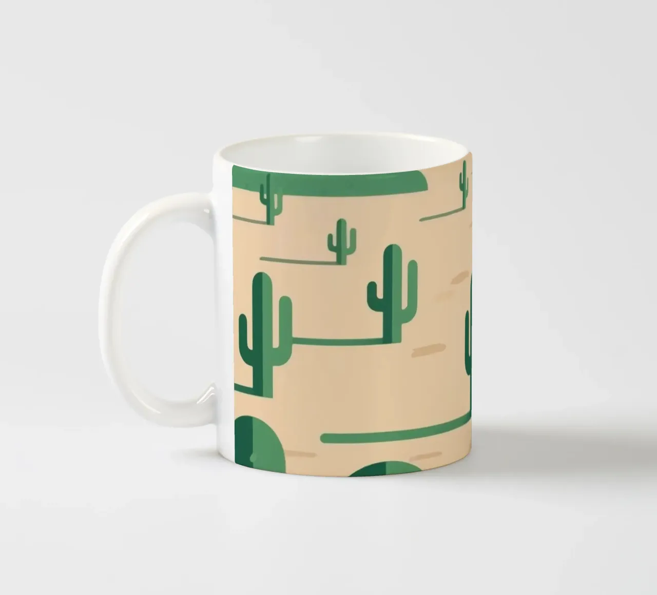 Deserto dei cactus tazza in ceramica da knowledge