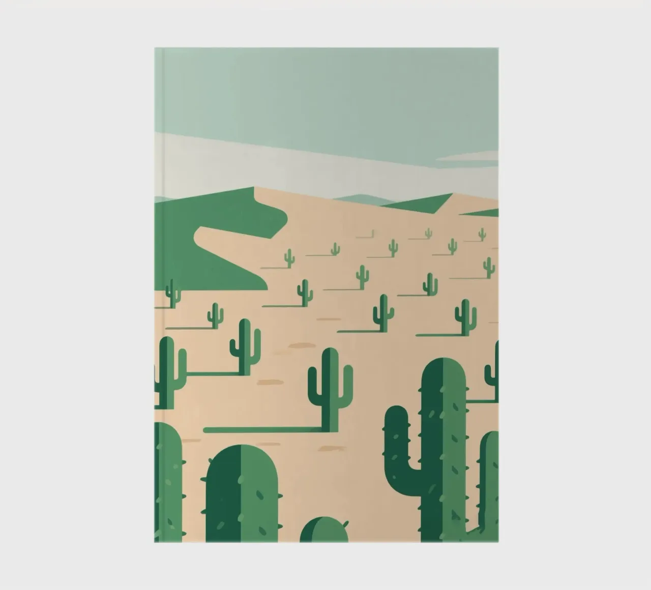 Cactus Desert notebook by knowledge