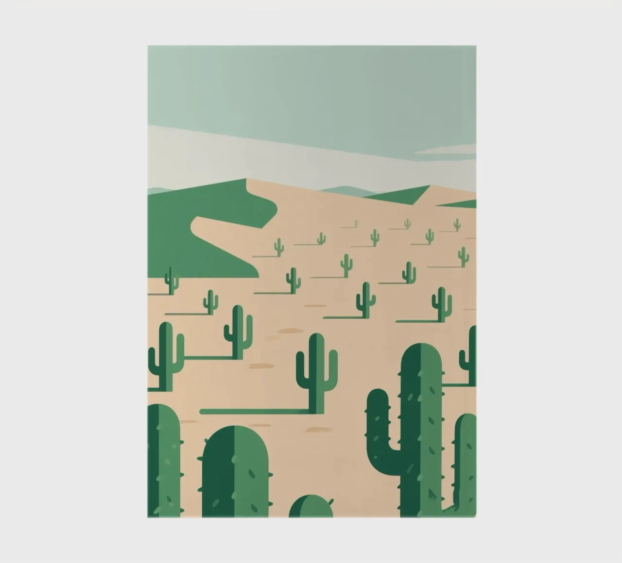 Cactus Desert notebook by knowledge