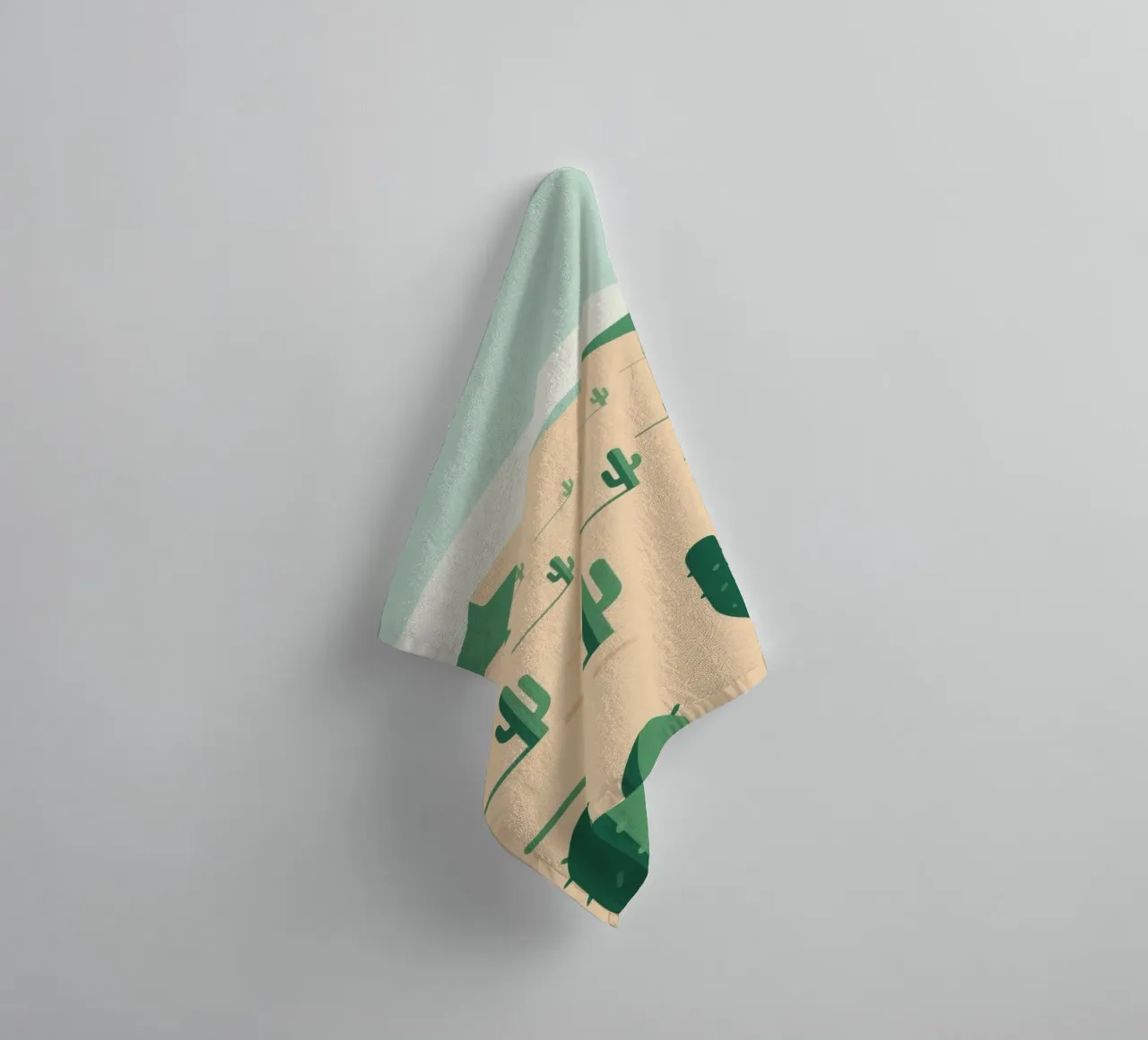 Cactus Desert towel by knowledge