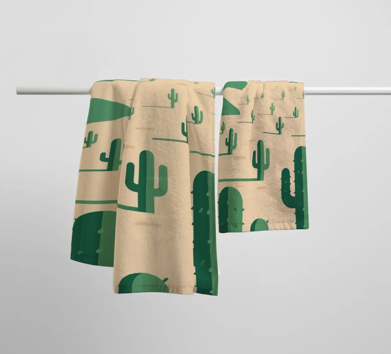 Cactus Desert towel by knowledge