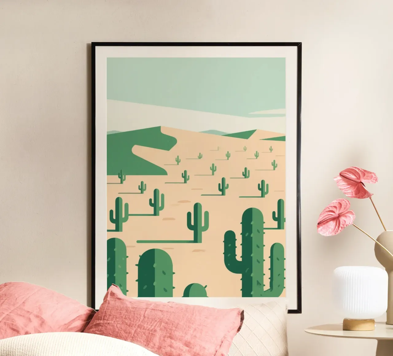 Deserto dei cactus carta hahnemühle da knowledge