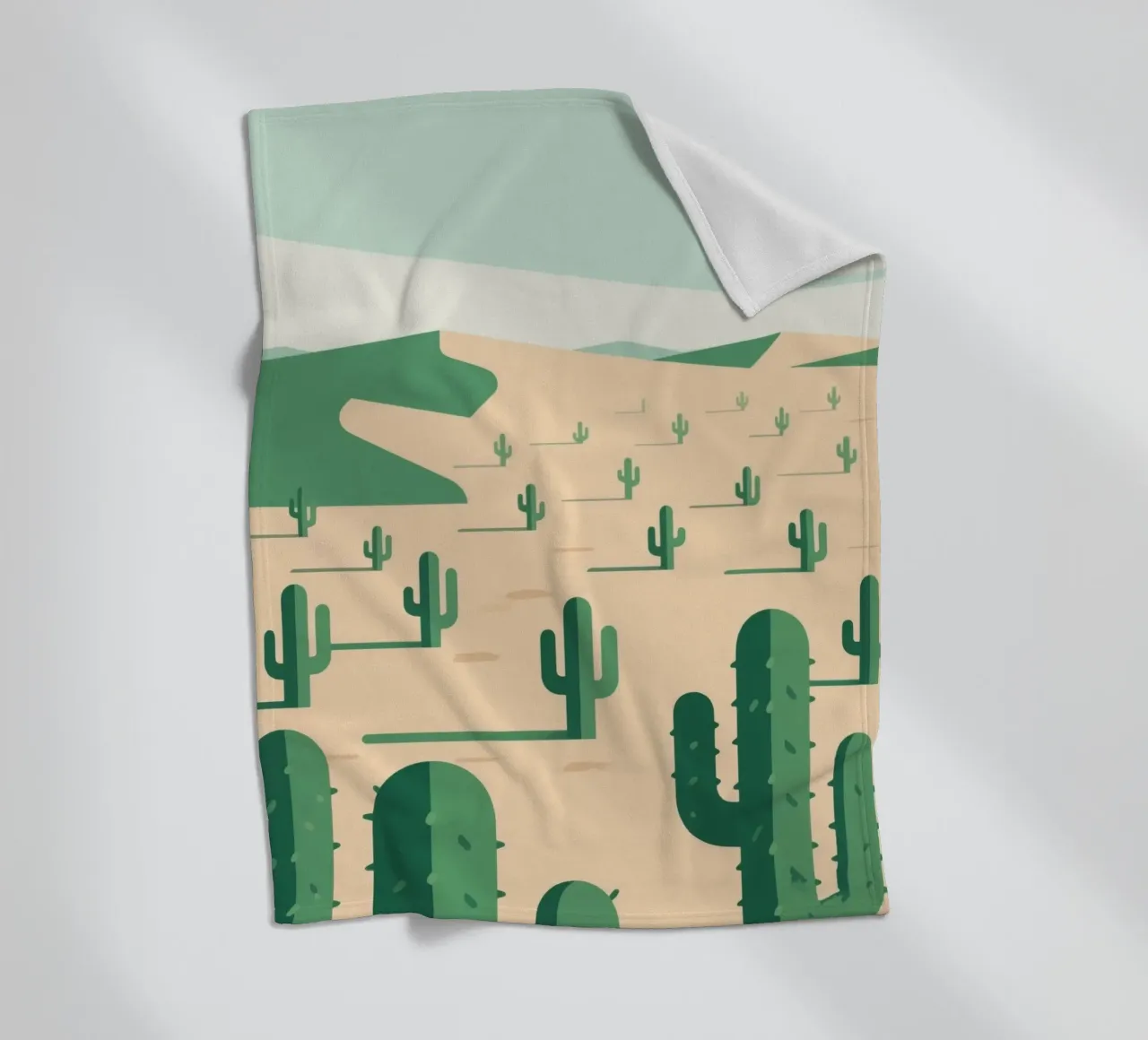 Deserto dei cactus coperta in pile da knowledge