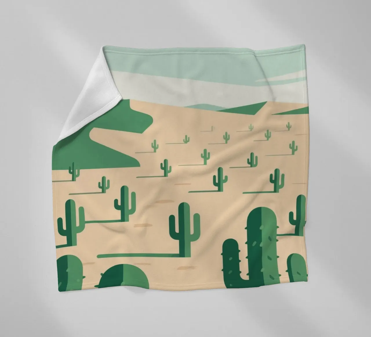 Deserto dei cactus coperta in pile da knowledge