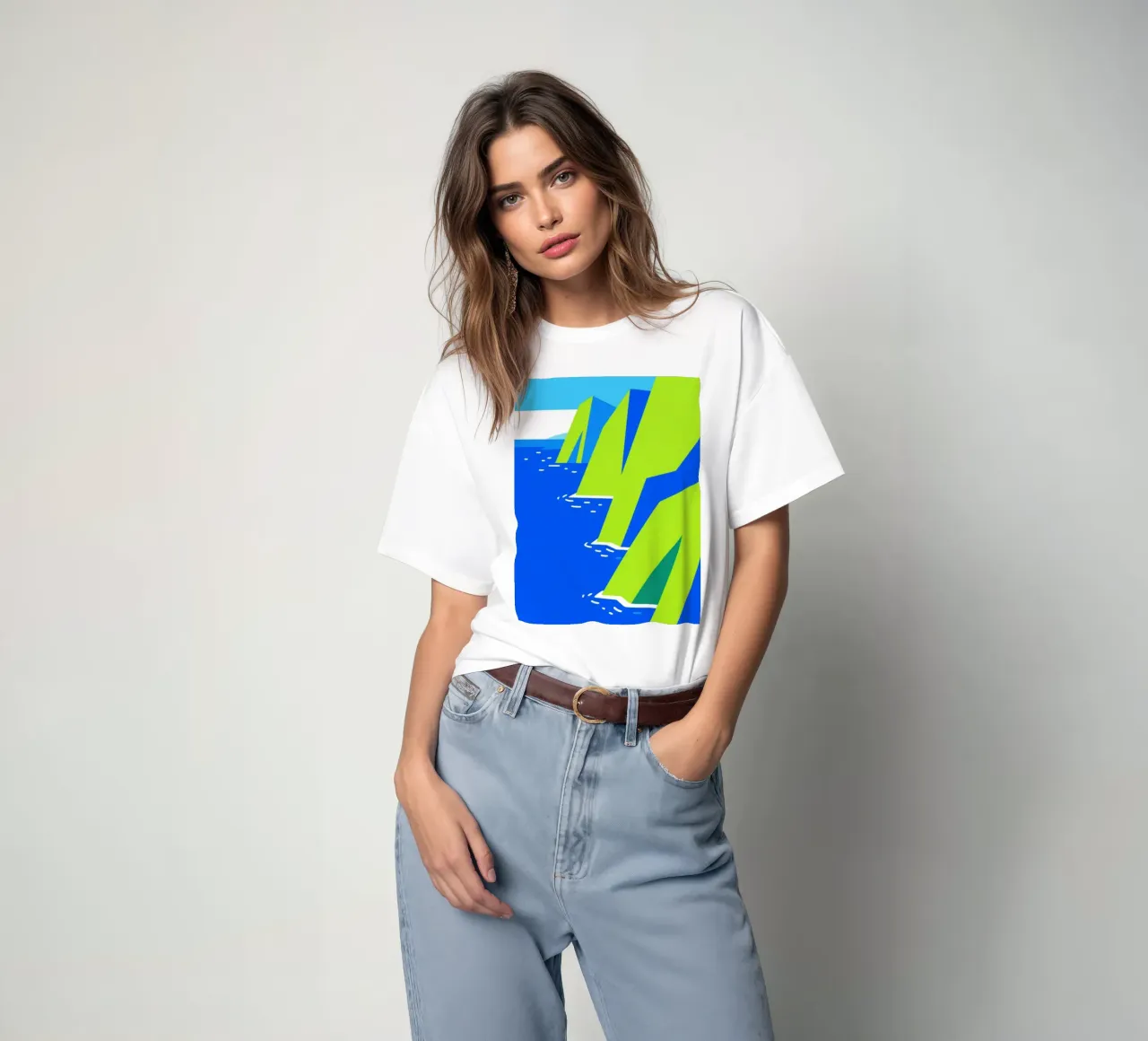Scogliera di mare t-shirt da knowledge