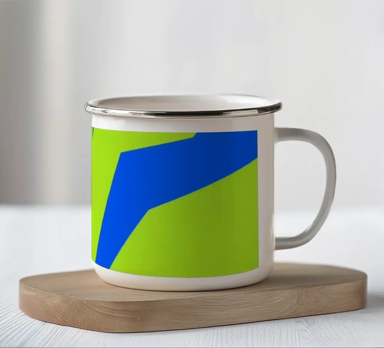Scogliera di mare tazza in smalto da knowledge