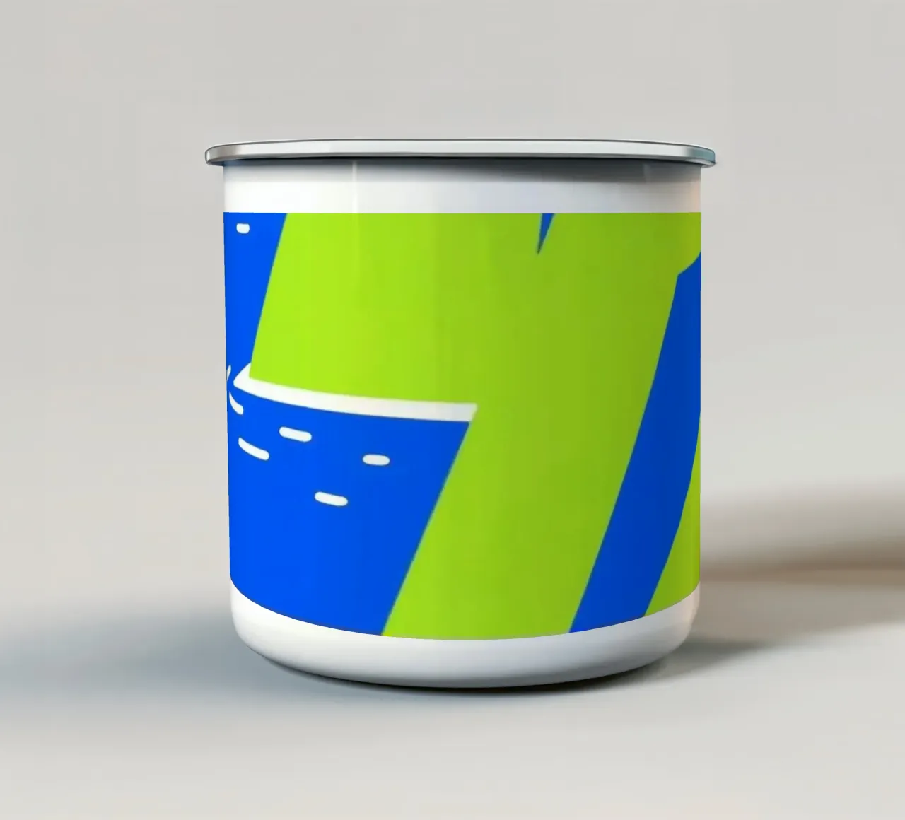 Scogliera di mare tazza in smalto da knowledge