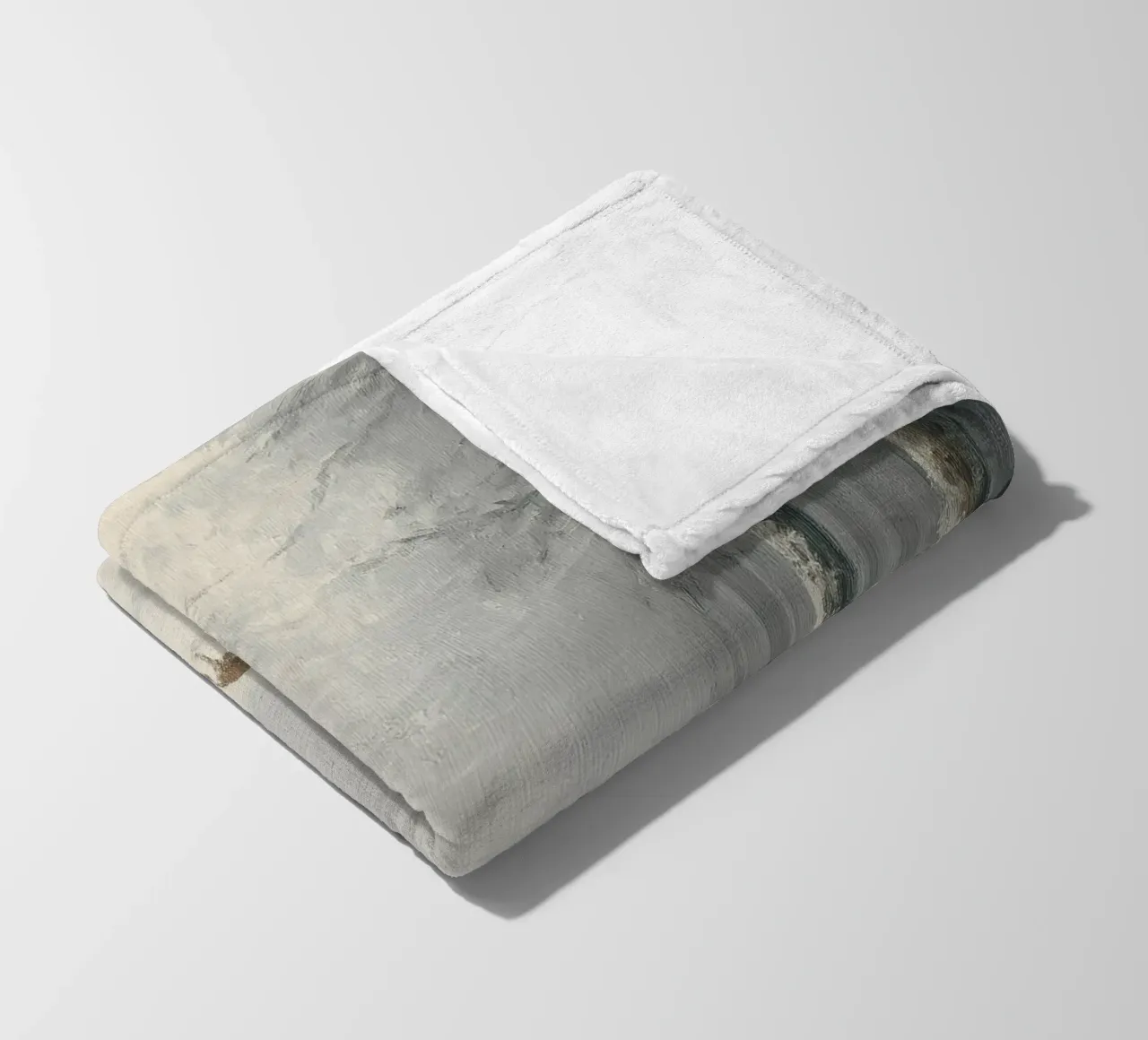 Foresta invernale con cervi nella neve coperta in pile da Cozy Vibes