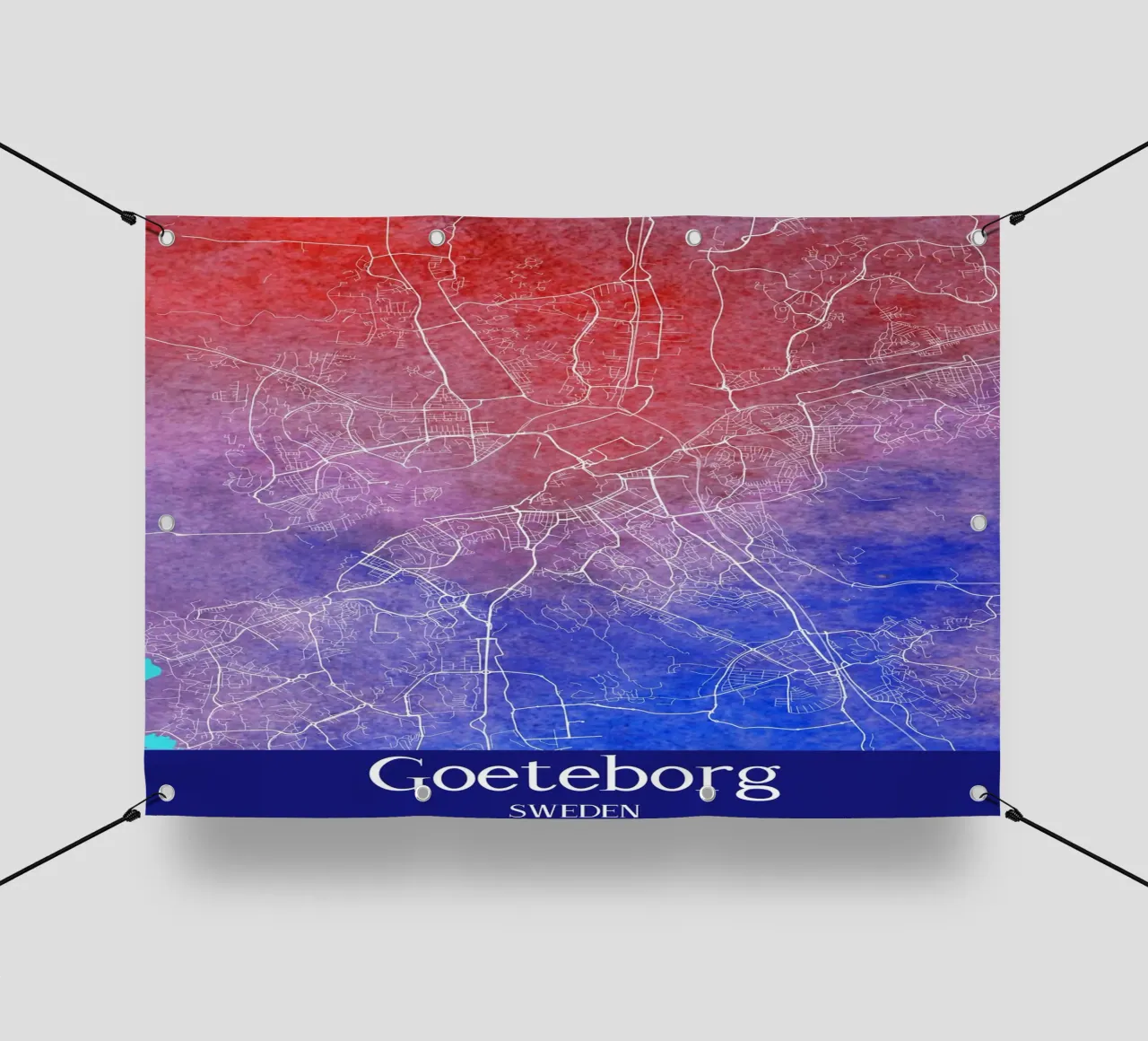 Goeteborg SWEDEN telo in pvc da WorldPrint