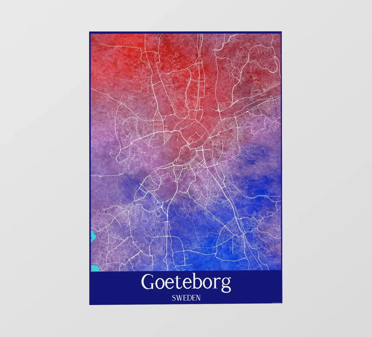 Goeteborg SWEDEN telo in pvc da WorldPrint
