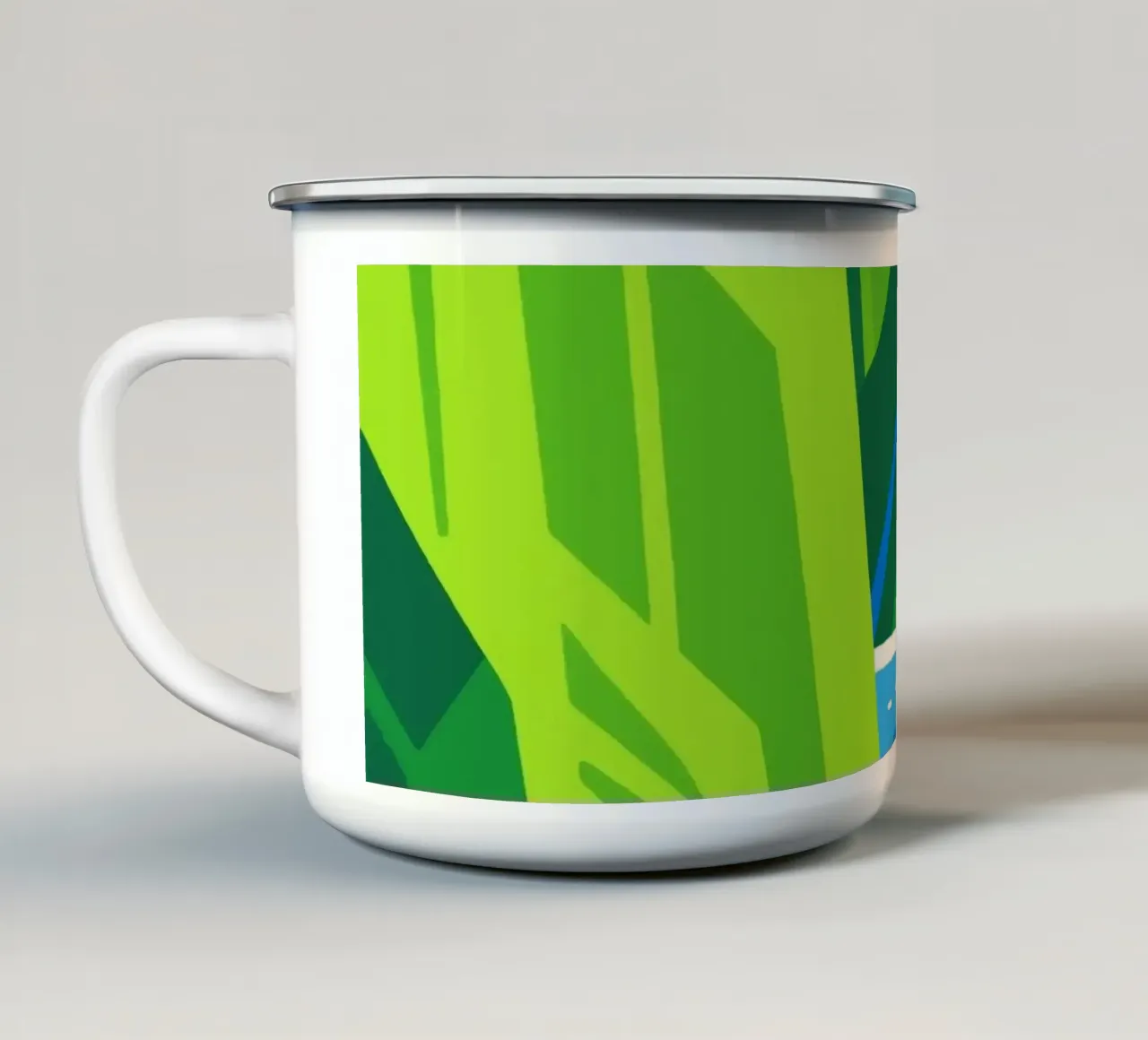 Natura di Sea Cliff tazza in smalto da knowledge