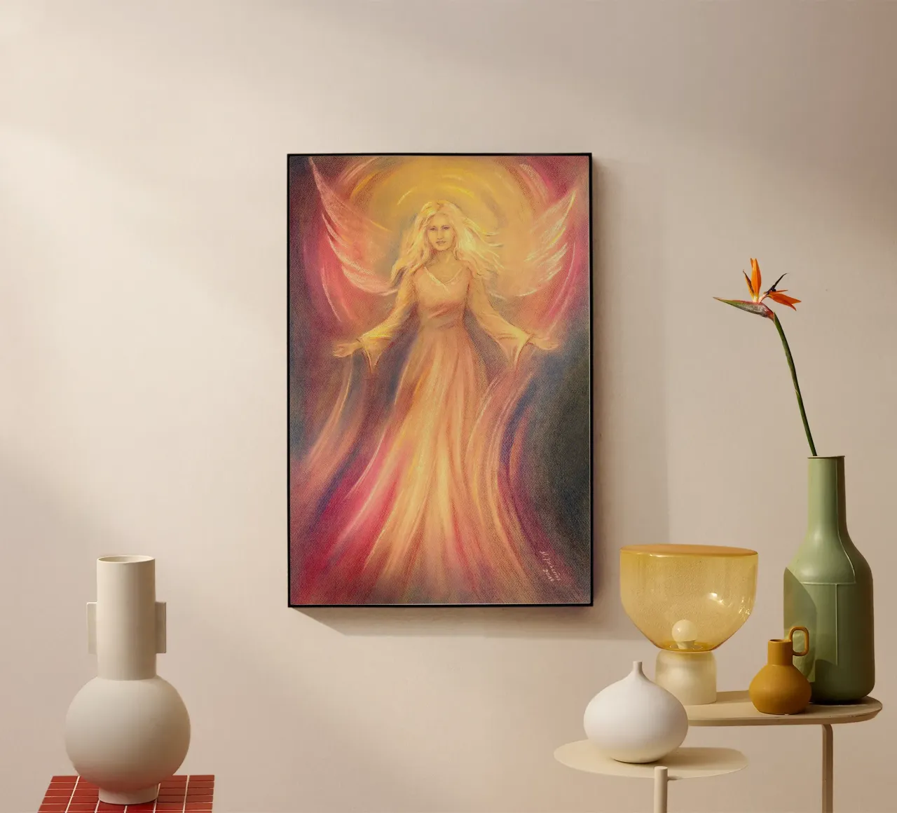 Angelo di luce e amore plexiglass da Oliver