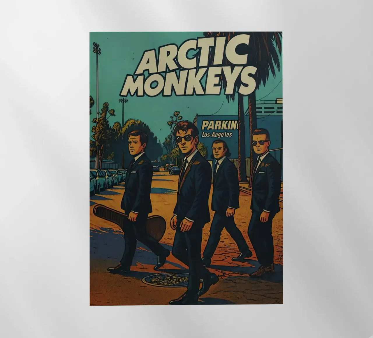 Go To Concert Arctic Monkeys Parking Los Angeles pellicola backlit da GleYYY