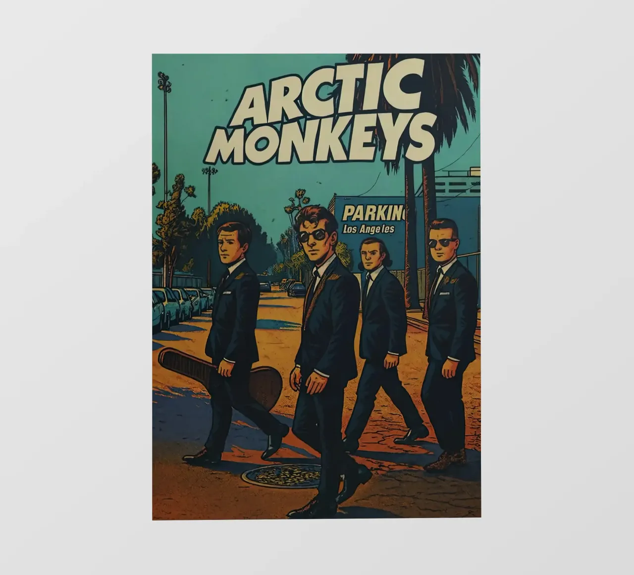 Go To Concert Arctic Monkeys Parking Los Angeles pellicola backlit da GleYYY