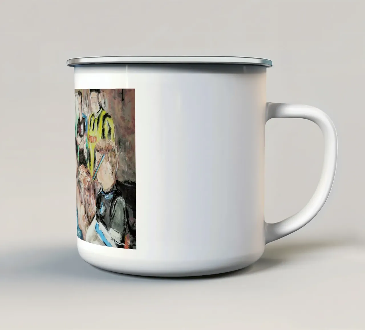 Rudelrocker tazza in smalto da Andreas Wundersee
