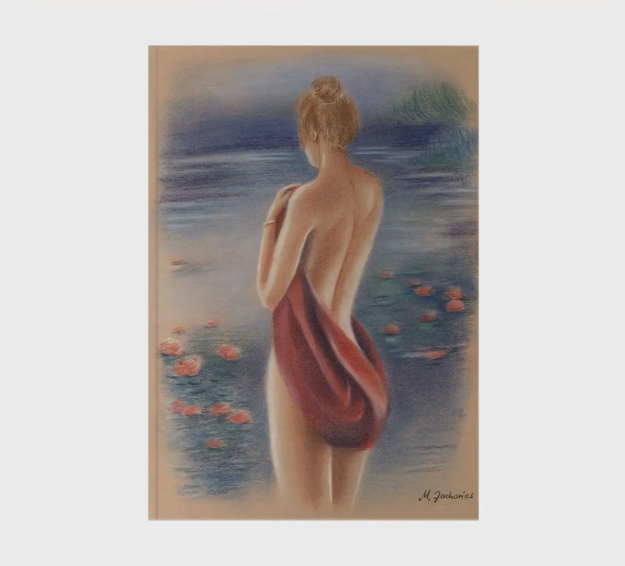 Nudo femminile sulla spiaggia diario da Oliver