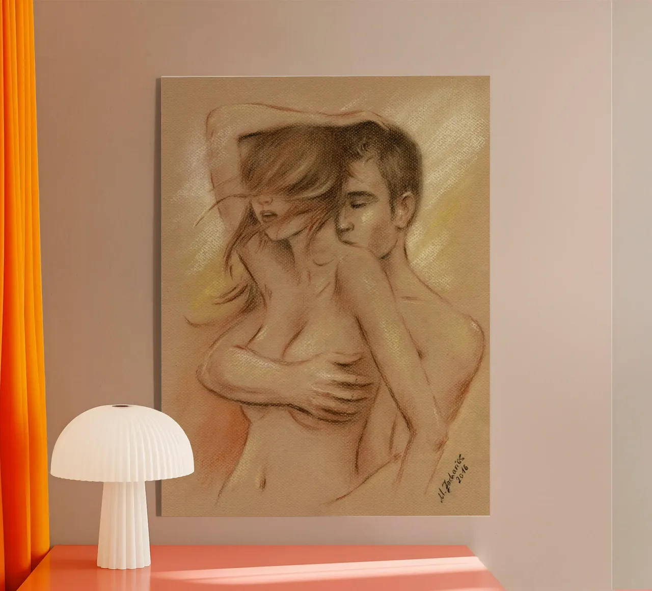 Coppia appassionata plexiglass da Oliver