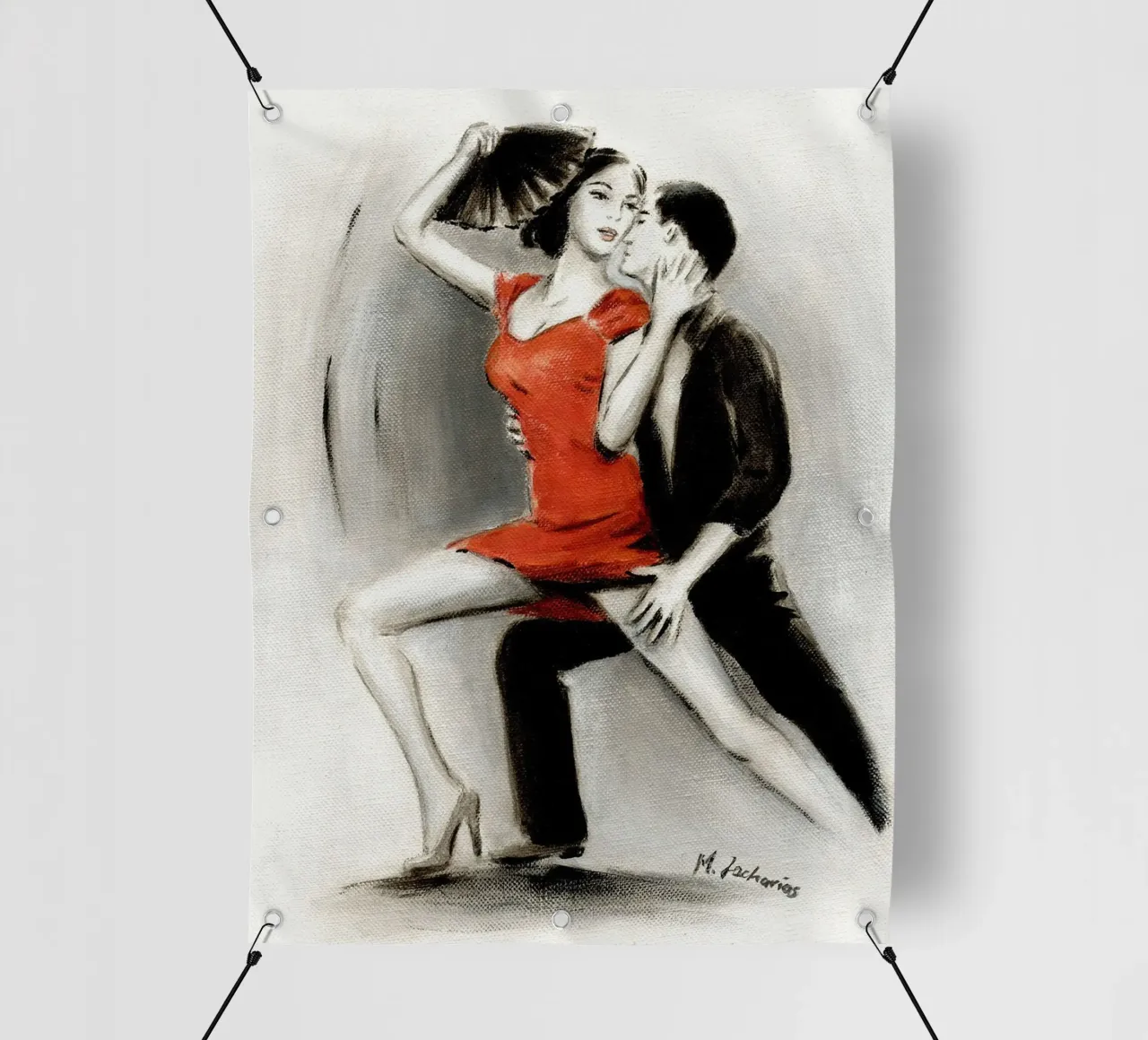 Coppia appassionata di danza telo in pvc da Oliver