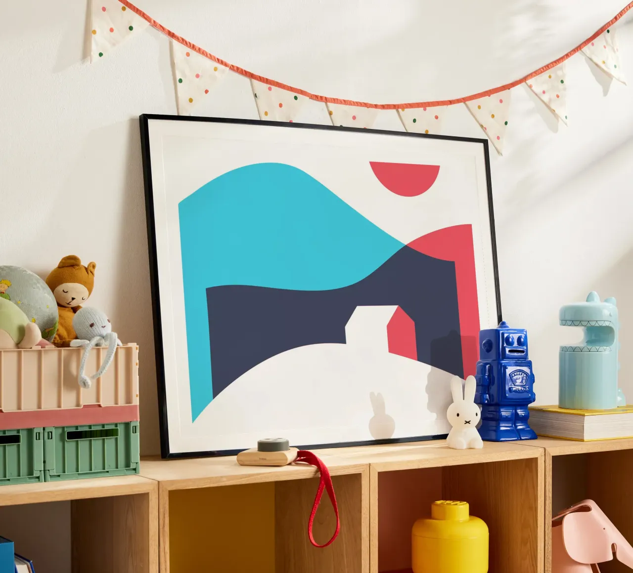 Casa poster con telaio in plastica da Kim Hubball Studio