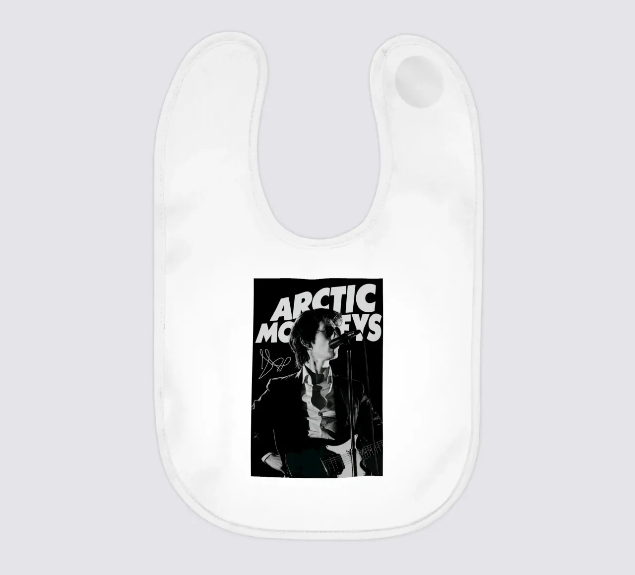 Vocalist Arctic Monkeys Black And White Alex Turner bavaglino da GleYYY