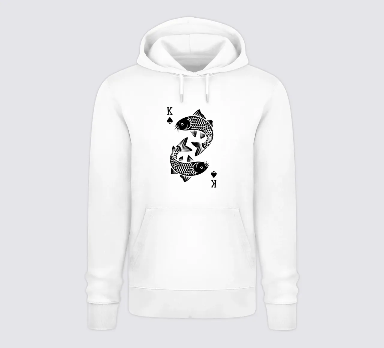 Re delle carpe - Carpe Royale e stile minimalista felpa con cappuccio da Plain Thoughts
